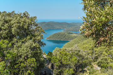 Croatian national park on island Mljet 