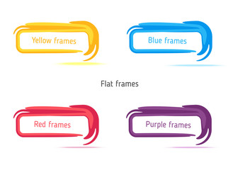 Ovals. .Vector illustration. Quality 100%