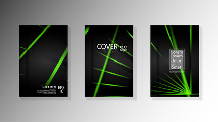 Vector collection of book cover backgrounds. eps 10 vector design illustrations