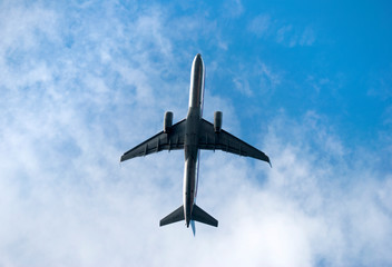 Airplane Over Boston
