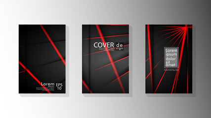 Vector collection of book cover backgrounds. eps 10 vector design illustrations