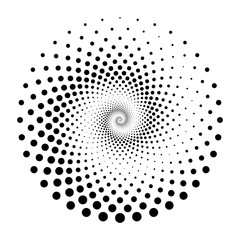 Design spiral dots backdrop