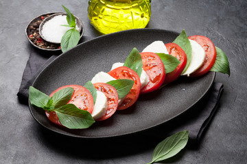 Delicious italian caprese salad