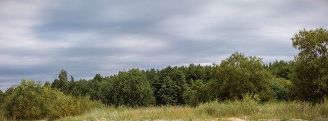 Baltic beach landscape