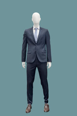 Full-length male mannequin.