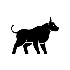 Bull Logo. Icon design. Template elements