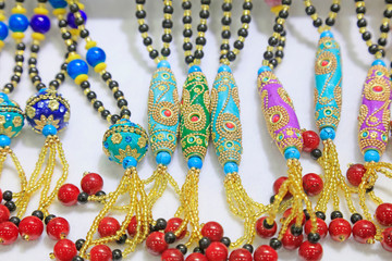 Exquisite ornaments in a shop