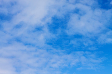 blue sky, clouds, summer