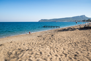 The coast of Mediterranean sea