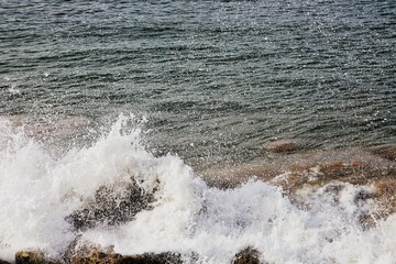 Fototapeta premium wave on beach