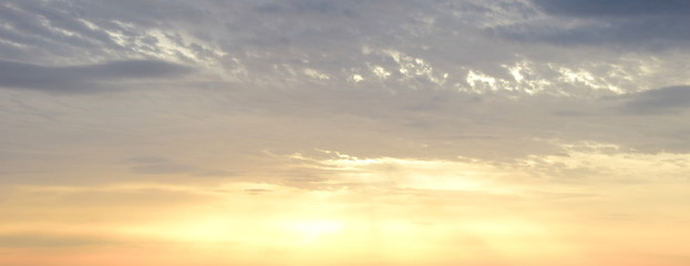 Wolkenstimmung am Meer