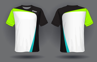 Soccer jersey template.sport t-shirt design.	