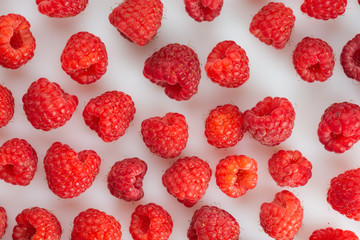 raspberries as a background