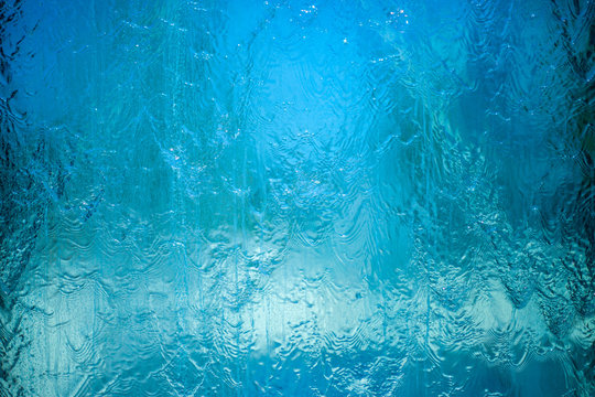 Blue abstract watercolor  textured on background