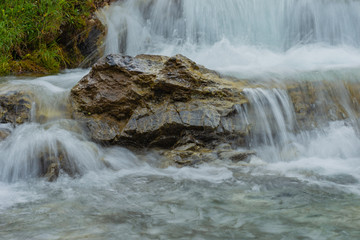 On the way in the mountains