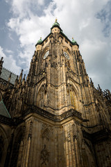 Fototapeta na wymiar Old clock tower, Prague, Europe