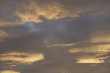 Cloudy beautyful evening sky backdrop 