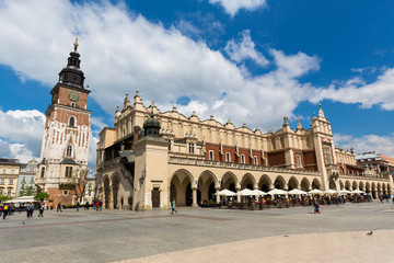 Fototapeta na wymiar Building of ancient bazaar, Krakow, Poland