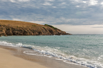 Capo di Feno beach near Ajaccio, France.