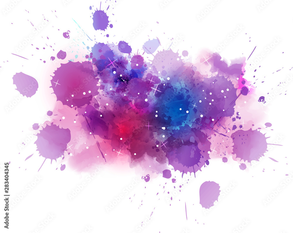 Wall mural abstract cosmos background