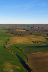 Campagne à proxmité de Cuncy-les-Varzy au crépuscule format portrait