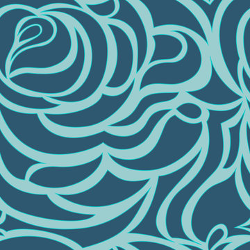 Vector blue flowing and seamless background.abstract background