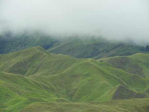 A clouds over Era valley near Lae -Morobe Province of Papua New Guinea.