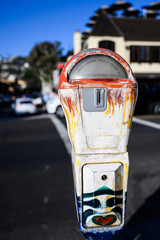 Donation box for homeless in Newport Beach
