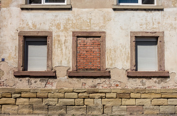 Gebäudeschäden am Haus