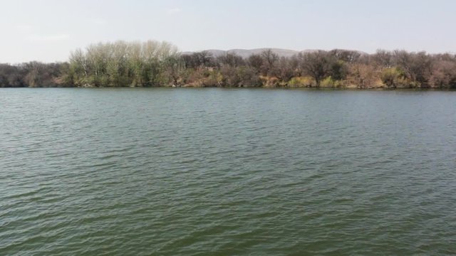 Vaal river Free State South Africa winter water landscape cloudless sky
