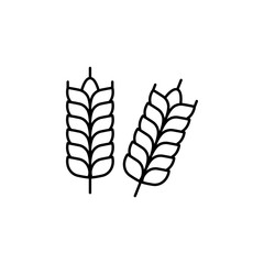 Wheat, autumn icon. Element of autumn icon