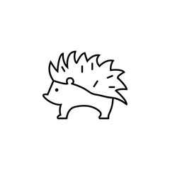 Hedgehog, autumn icon. Element of autumn icon © rashadaliyev