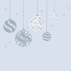 Subtle Christmas decorations background - 283422301