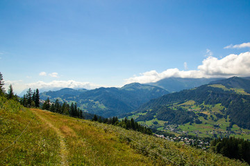 Vue sur Montagne des Alpes, savoie