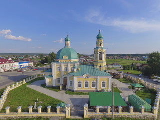 The Church of St. Nicholas in Nikolo-Pavlovsk. Sverdlovsk region. Russia