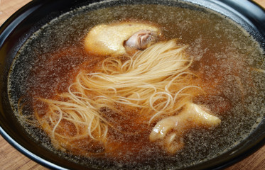 Angelica duck thin noodles -  A popular Taiwan food                                                                                          