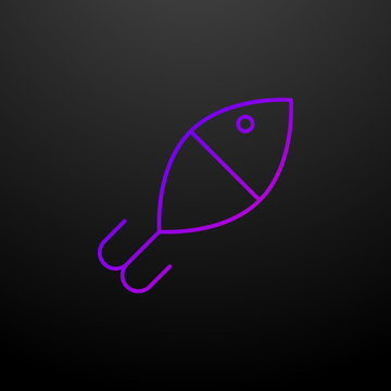 Fishing float outline nolan icon. Elements of sport set. Simple icon for websites, web design, mobile app, info graphics