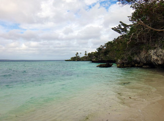 Obraz premium Views of Jinek Bay from Easo, Lifou, Loyalty Islands, Noumea.
