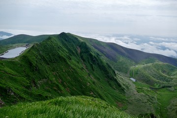 Naklejka premium 《秋田駒ヶ岳の登山》秋田県仙北市