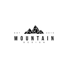 Mountain logo design vector template.Creative mountain symbol inspiration	