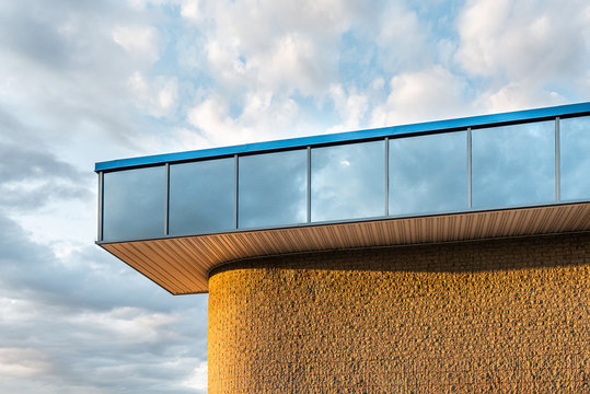 The exterior facade of a generic small business