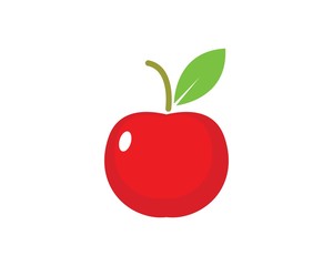 Apple logo icon vector illustration design
