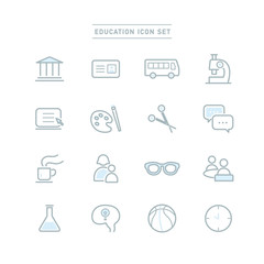 EDUCATION ICON SET