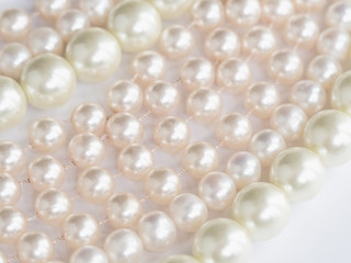 White pearls texture.