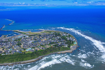 御前崎海岸／空撮