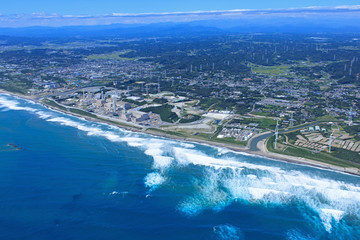 御前崎海岸／空撮