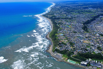 御前崎海岸／空撮