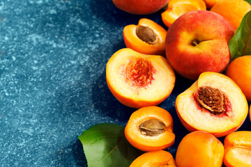 Apricots and peaches