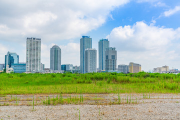 Obraz premium 横浜駅周辺のビル・マンションの風景