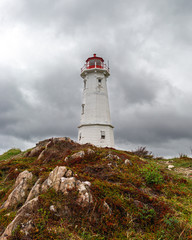 Fototapeta na wymiar louisbourg lighthouse cape breton